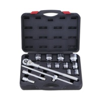 15-pc 3/4” Dr. Socket Set CR-V (6-point model, metric combination)