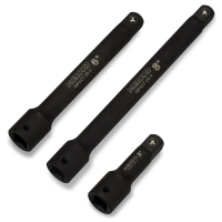 1/2” Drive Impact Extension bar Set, CR-V Steel | 3Piece Set