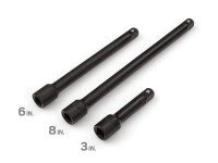 3/8-Inch Drive Impact Extension Bar Set, Cr-V, 3-Piece