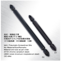 Pneumatic-Screwdriver Bits