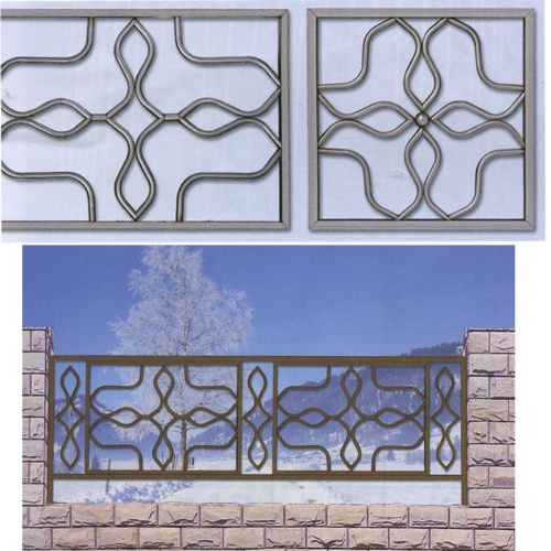 Twisted tubing in various colors & Fancy fencing grilles & Anti-theft window grilles