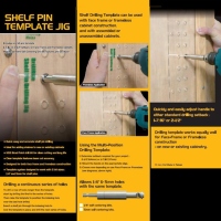 Shelf Pin Template Jig