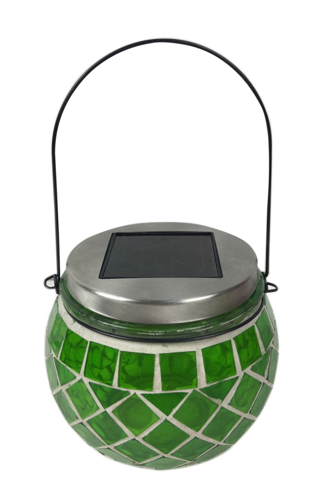 Mosaic Jar Solar Light