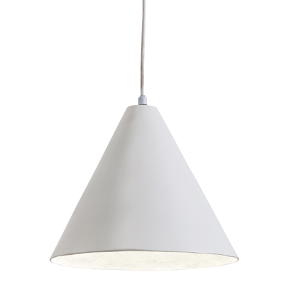 WHITE PLASTER PENDANTS