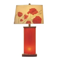 Art Glass Table Lamp with Night Light