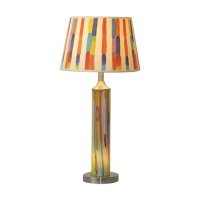 Art Glass Table Lamp with Night Light