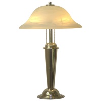 Glass Shade Table Lamp