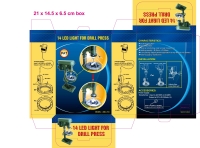 14 LED LIGHT FOR DRILL PRESS(PAT : USA/TAIWAN/CHINA)