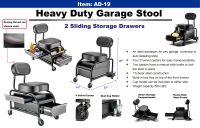 Heavy Duty Garage Stool 