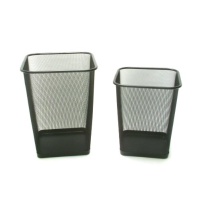 Wire Mesh Wastepaper Basket - Square