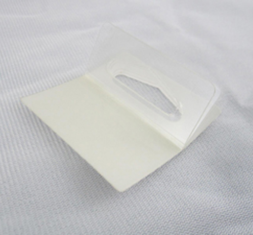 Self-adhesive hang tabs