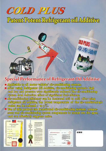 Auto Refrigerant Oil Additive