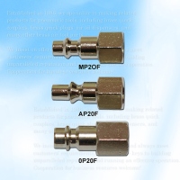 Three Way Style Coupler Fitting Plug, Female