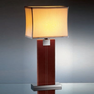 Leather Table Lamp