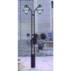 Double-Fire Iron Pole Garden Lamp