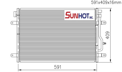 Audi A4 II - CAD013 - Condenser