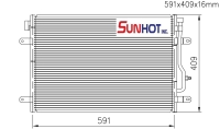 Audi A4 II - CAD013 - Condenser