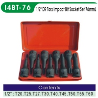 Impact Bit Socket/ Torx Bit Socket Set