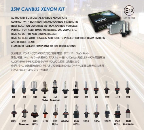 35W 氙氣燈安定器CANBUS套件