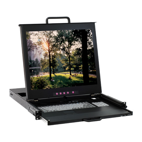 1U Rackmount 15/17/19” TFT Console