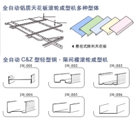 天花板龙骨, C&Z 轻型钢, 隔间梁滚轮成型