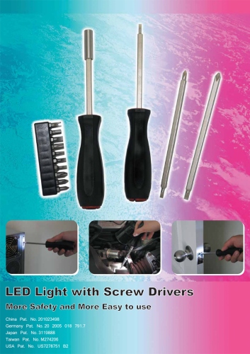 LED Light with Screw Drivers