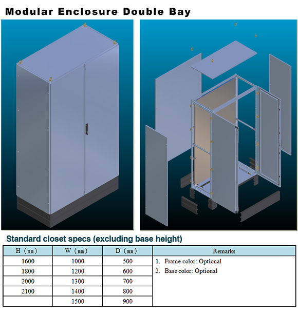 Modular Enclosure Double Bay