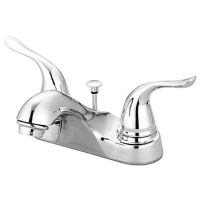 Two lever handles lavatory faucet