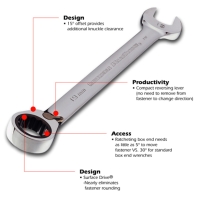 Rev. Ratcheting Wrench / Half Moon Rev / S Rev