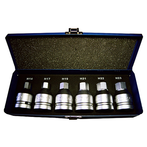 3/4” DR. Hex Bit Socket Set