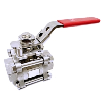 ZT-302 Three peice Screw Body ball valve