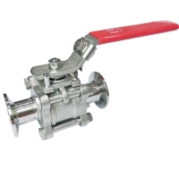 Three Pieces SANITARY Ball Valve