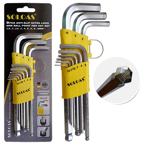 Hex Wrench (Mid-Length Model, W/Anti-Slip Ball)