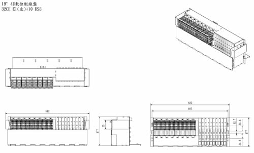 Digital Distribution Panel – E1+DS3