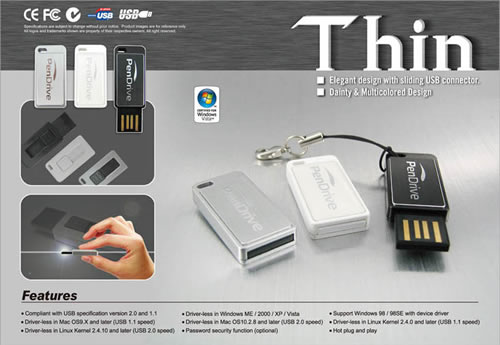 Thin Drive (Thin Pen Drive)