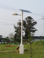 Solar-powered LED Streetlights