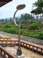 Solar-powered LED Streetlights