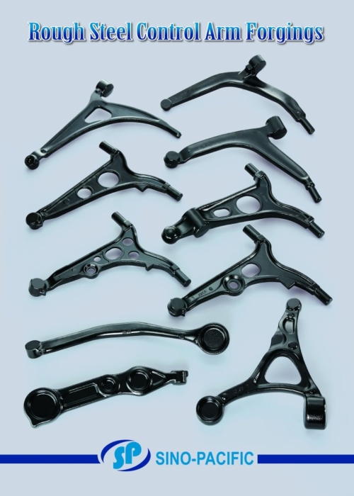 Rough Steel Suspension Control Arm Forging