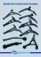 Rough Steel Suspension Control Arm Forging