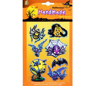 Handmade Halloween Laser Sticker