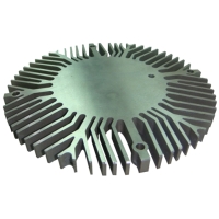 Extruded-aluminum heat sinks for LED lighting