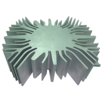 Extruded-aluminum heat sinks for LED lighting