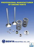 ENGINE VALVE, VALVE SPRING, VALVE SEAL & VALVE COTTER