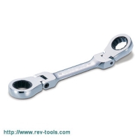 Double-Box-End Flexible Ratchet Wrench