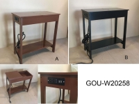 SIDE TABLE W/OUTLET