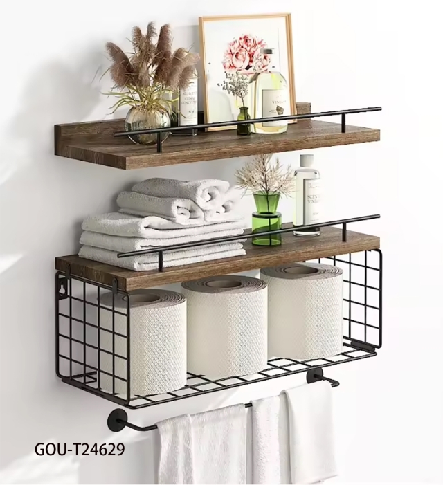 S/2 WALL SHELF STORAGE