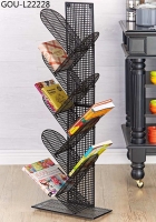 Colorful Metal Zigzag Bookcases