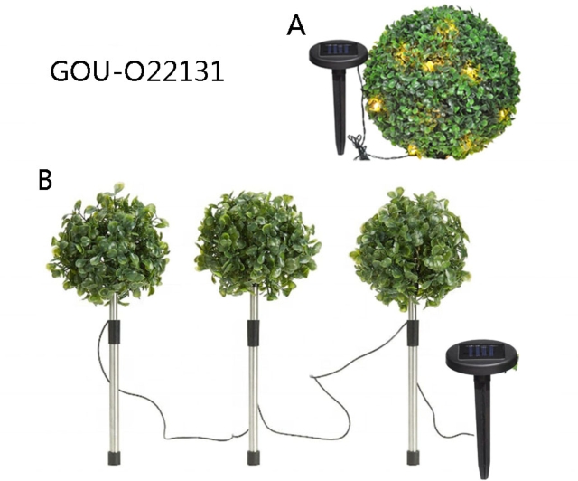 Solar tree  garden light