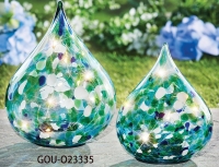 SOLAR ART GLASS WATER DROPLET DECOR