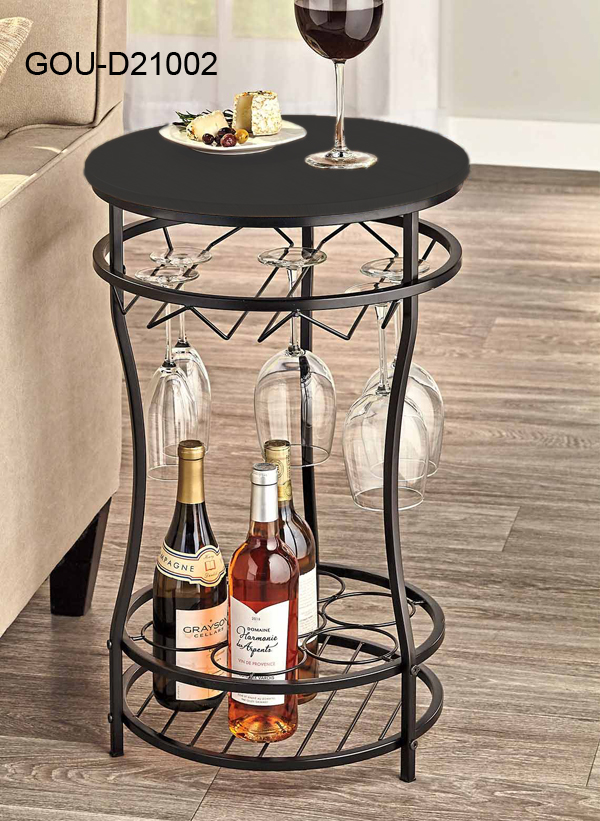 Wine Rack Side Table